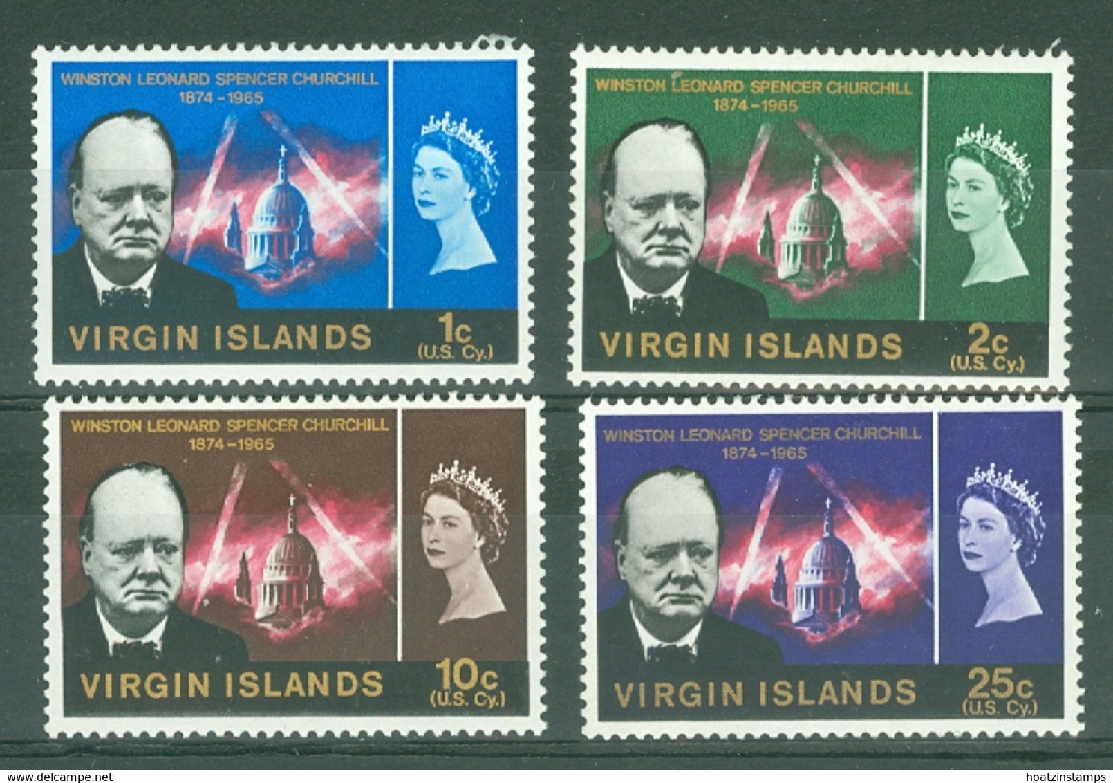 British Virgin Is: 1966   Churchill   MH - British Virgin Islands