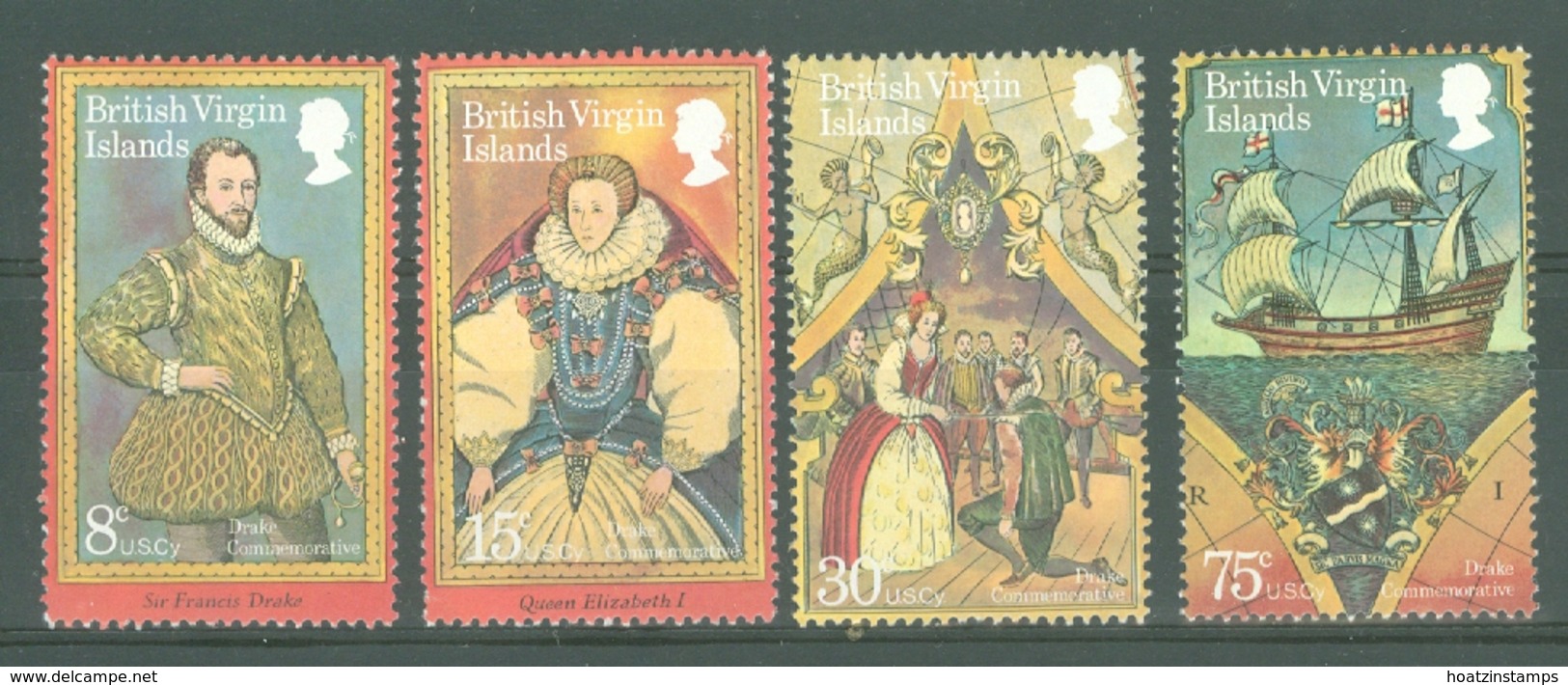 British Virgin Is: 1980   Sir Francis Drake Commemoration   MNH - British Virgin Islands