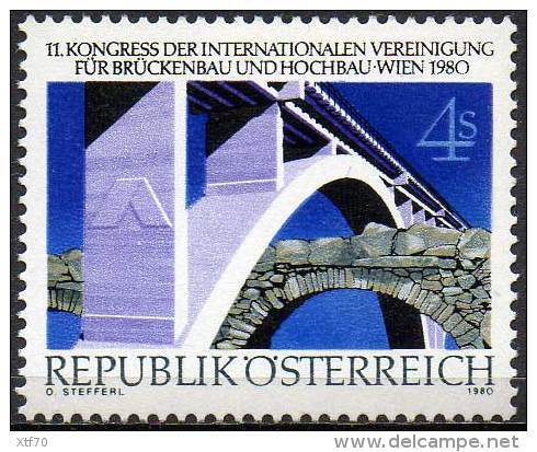 AUSTRIA 1980 Structural Engineering Congress, Vienna - Unused Stamps