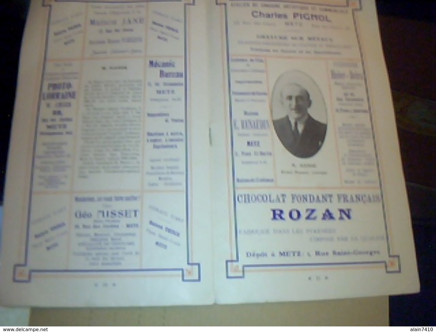 PROGRAMME THEATRE  MUNICIPAL DE  METZ SAISON THEATRALE1922/ 1923 / - Programmes