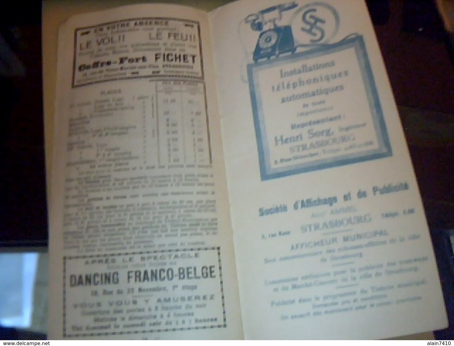 PROGRAMME THEATRE  MUNICIPAL DE  STRASBOURG ANNÈE 1922/1923//16 PAGES - Programmes