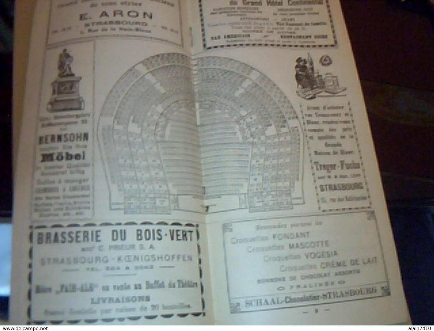 PROGRAMME THEATRE  MUNICIPAL DE  STRASBOURG ANNÈE 1922/1923//16 PAGES - Programmes