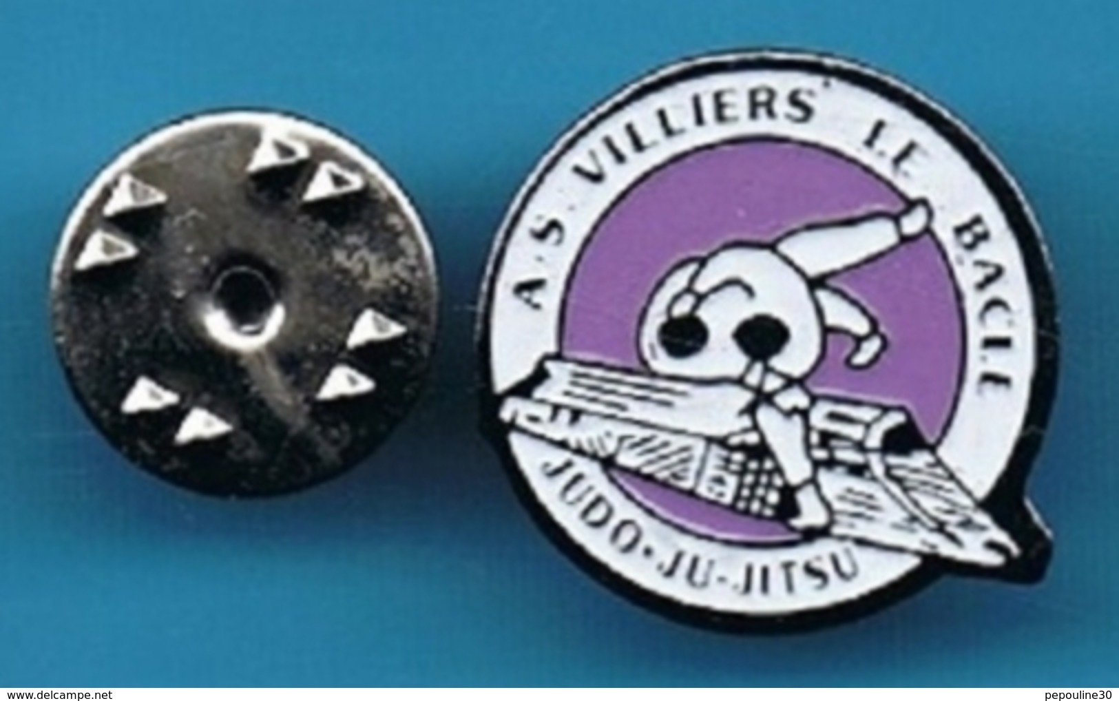 PIN'S //   ** JUDO / JU-JITSU / VILLIERS LE BÂCLE ** - Judo