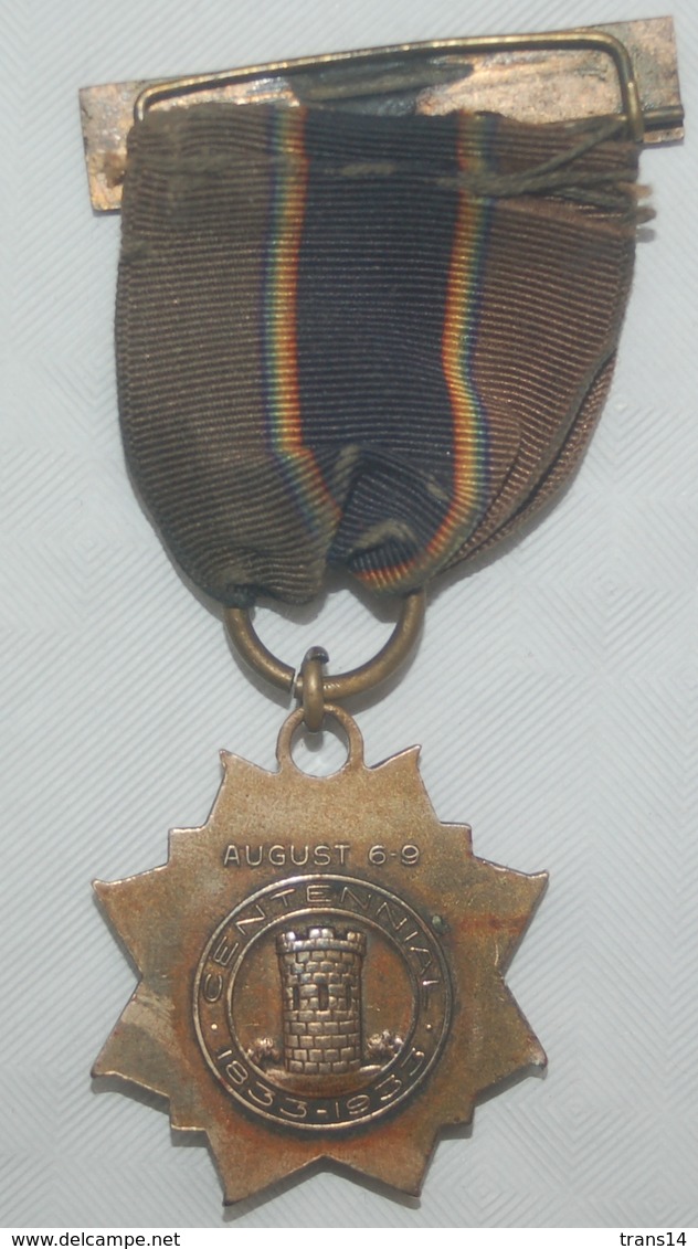 Medaille US WW I : Américan Legion 1933 . DUBUQUE . - Etats-Unis