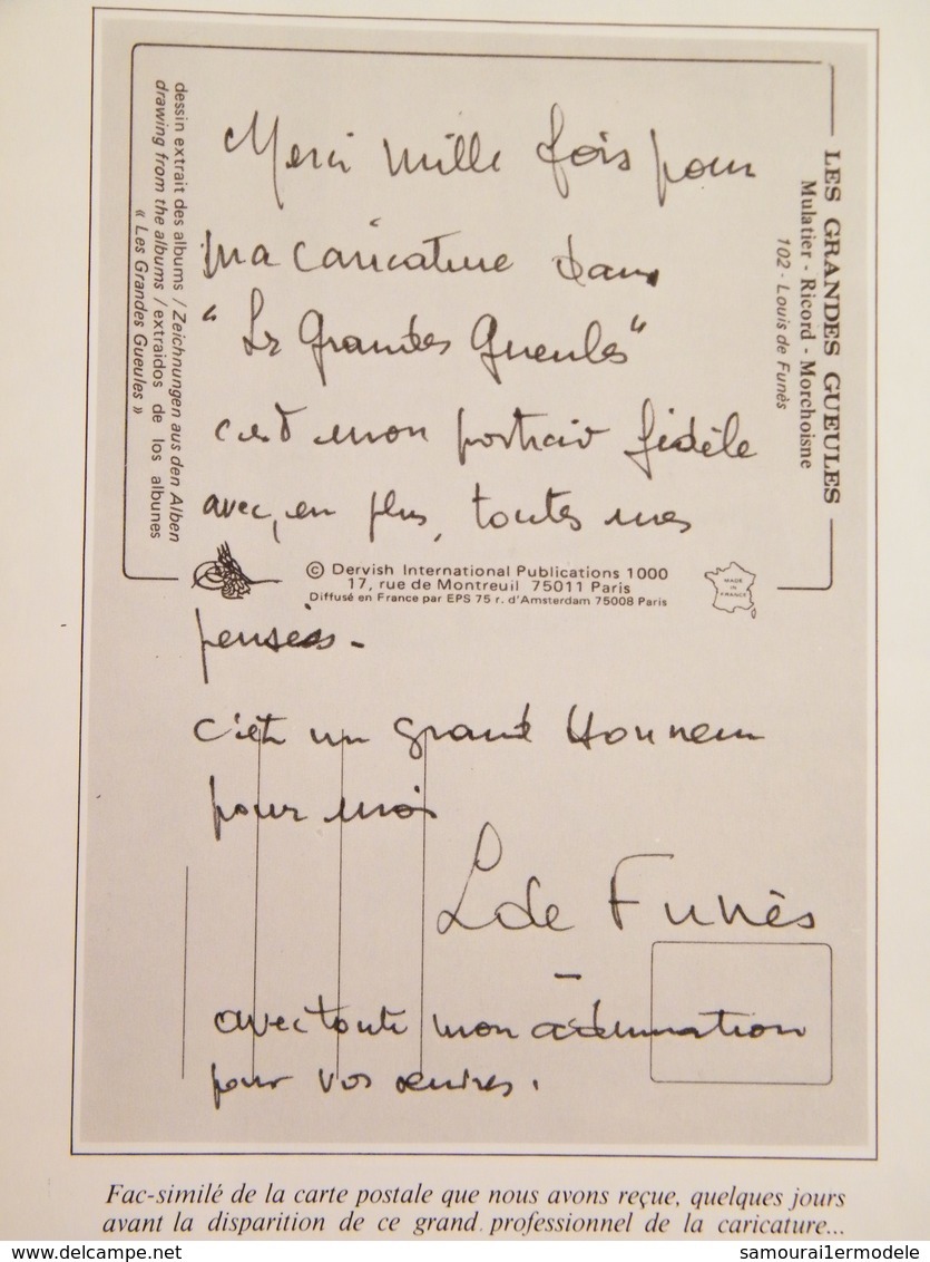 E.O 1983 De Funes , Fernandel , Gabin , Le Ciné Club Des Grandes Gueules . - Autres & Non Classés