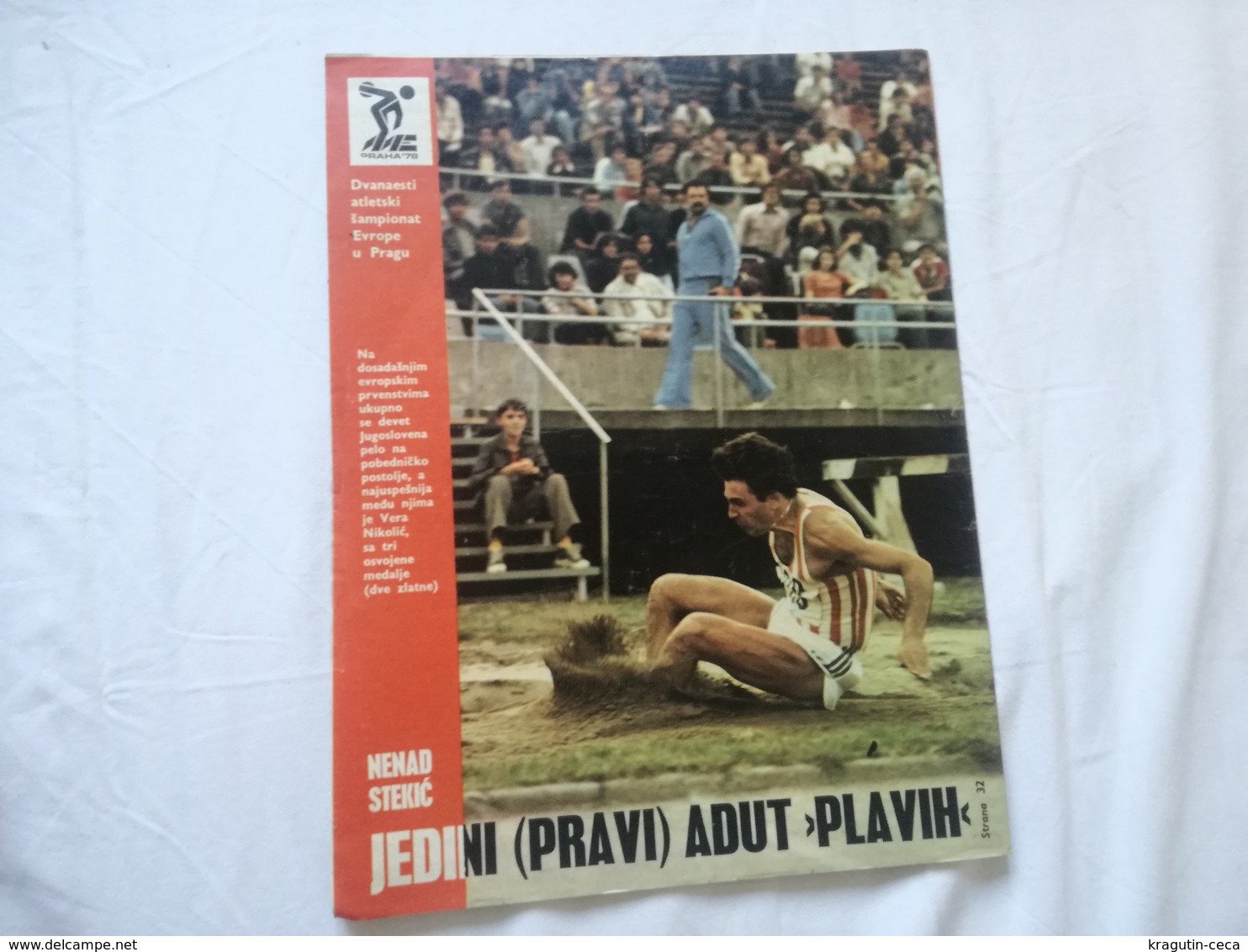 1978 TEMPO YUGOSLAVIA SERBIA SPORT FOOTBALL MAGAZINE NEWSPAPERS Steve Zungul HAJDUK PARTIZAN SANTRAC STEKIC ATHLETICS