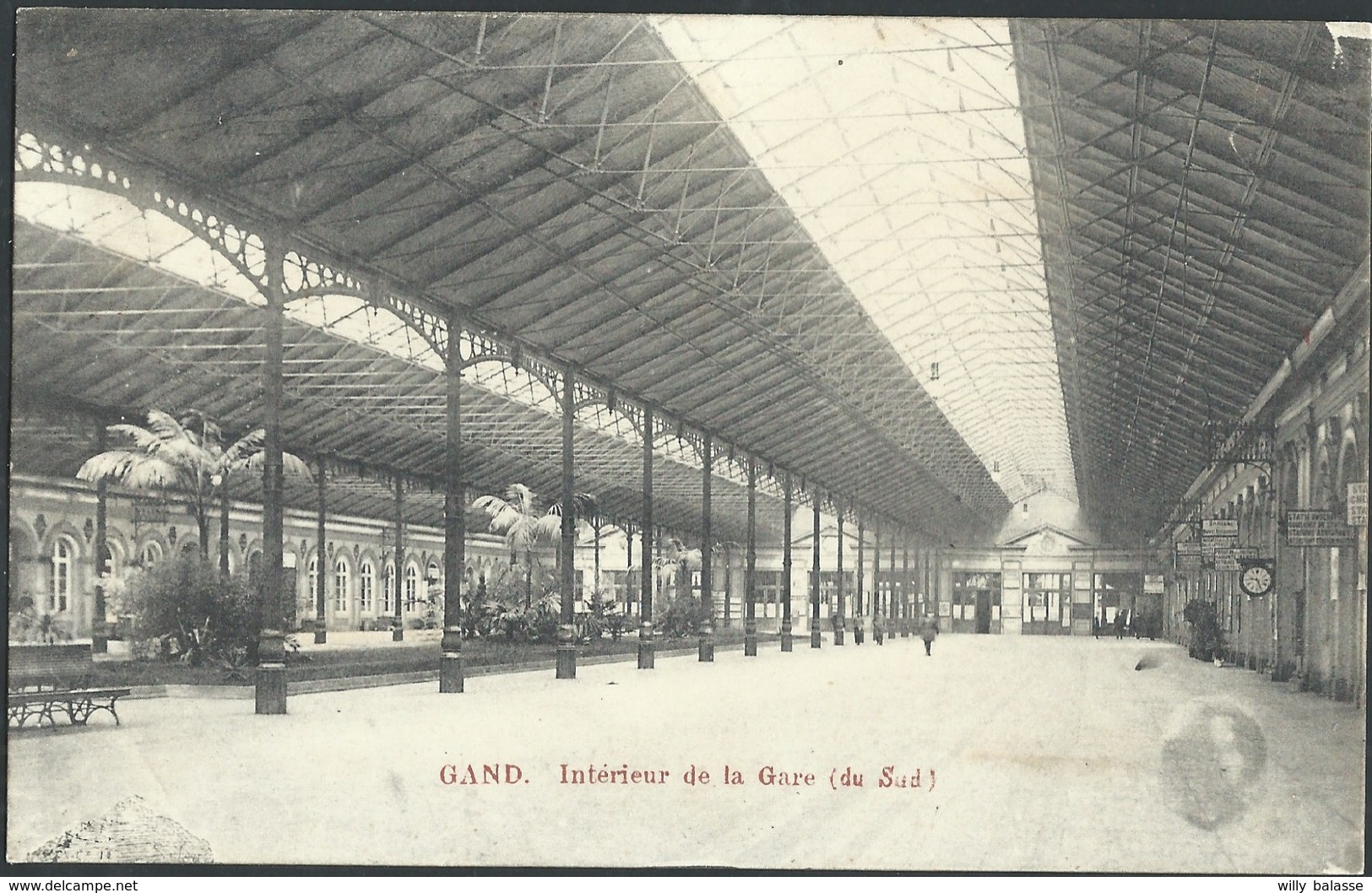 CPA GAND  Intérieur De La Gare (du Sud) - Gent