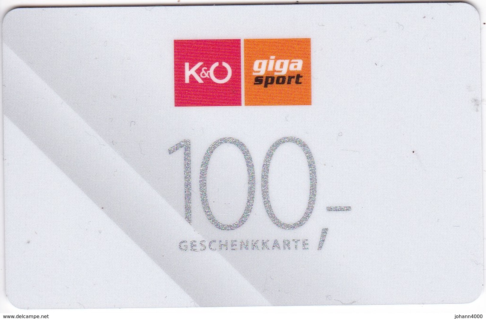 Geschenkkarte Giga Sport  Gift - Gift Cards