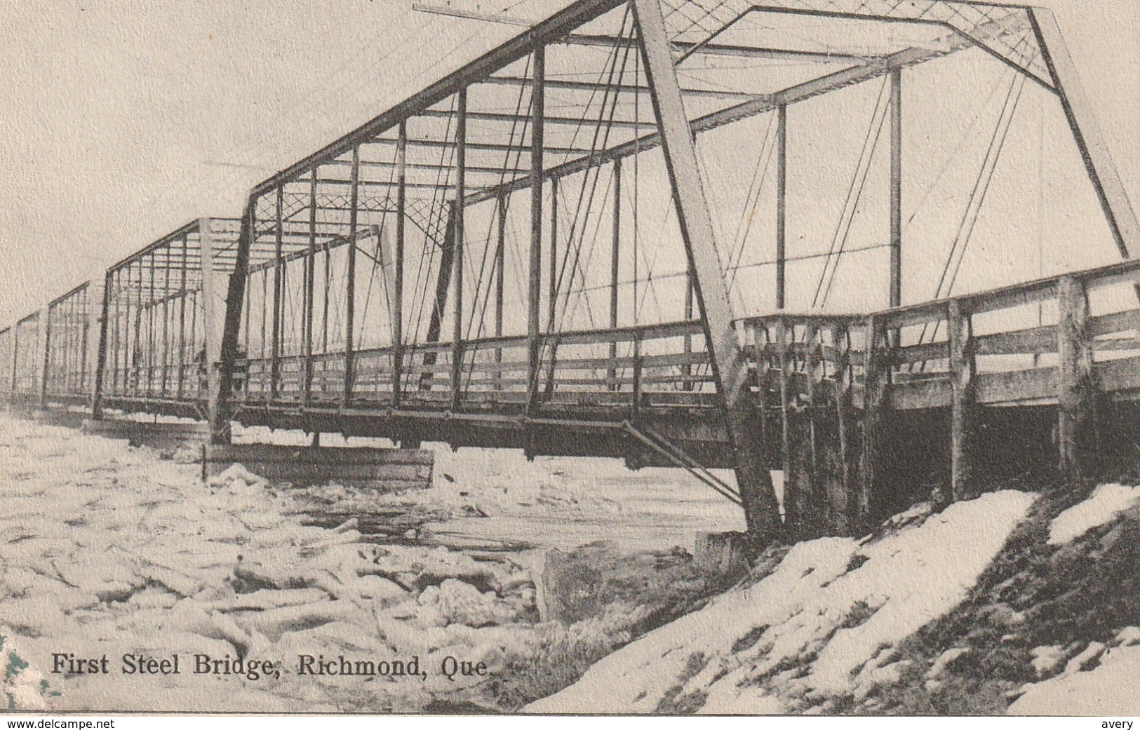 First Steel Bridge, Richmond, Quebec Premiere Pont En Acier - Autres & Non Classés