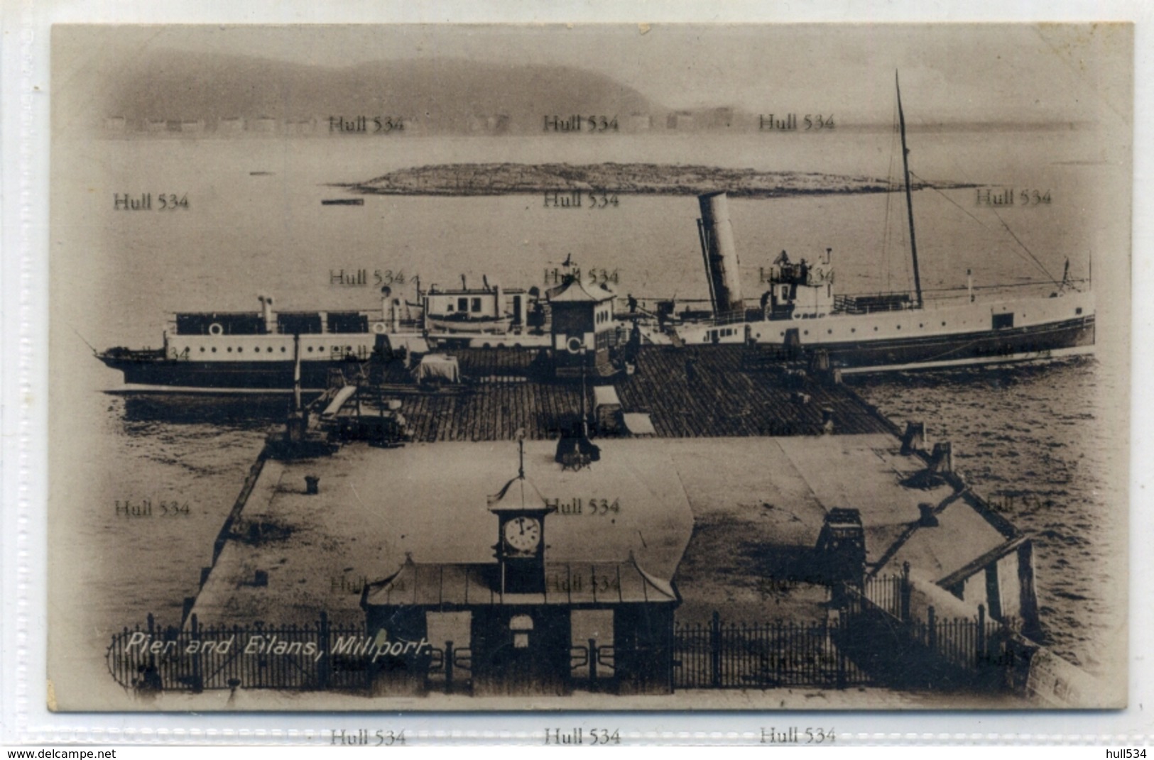 Cumbrae Pier Ane Eilans Millport  With Csp Paddle Steamer Ps Marchioness Of Lorne Caledonian Steam Packet - Ayrshire