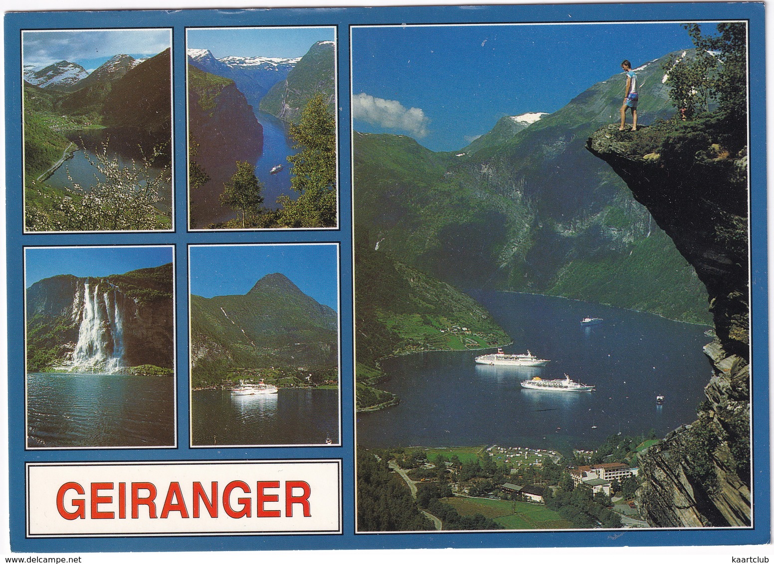 Geiranger - The Geiranger Fjord - Cruise-ships - Norge - Norway - Noorwegen