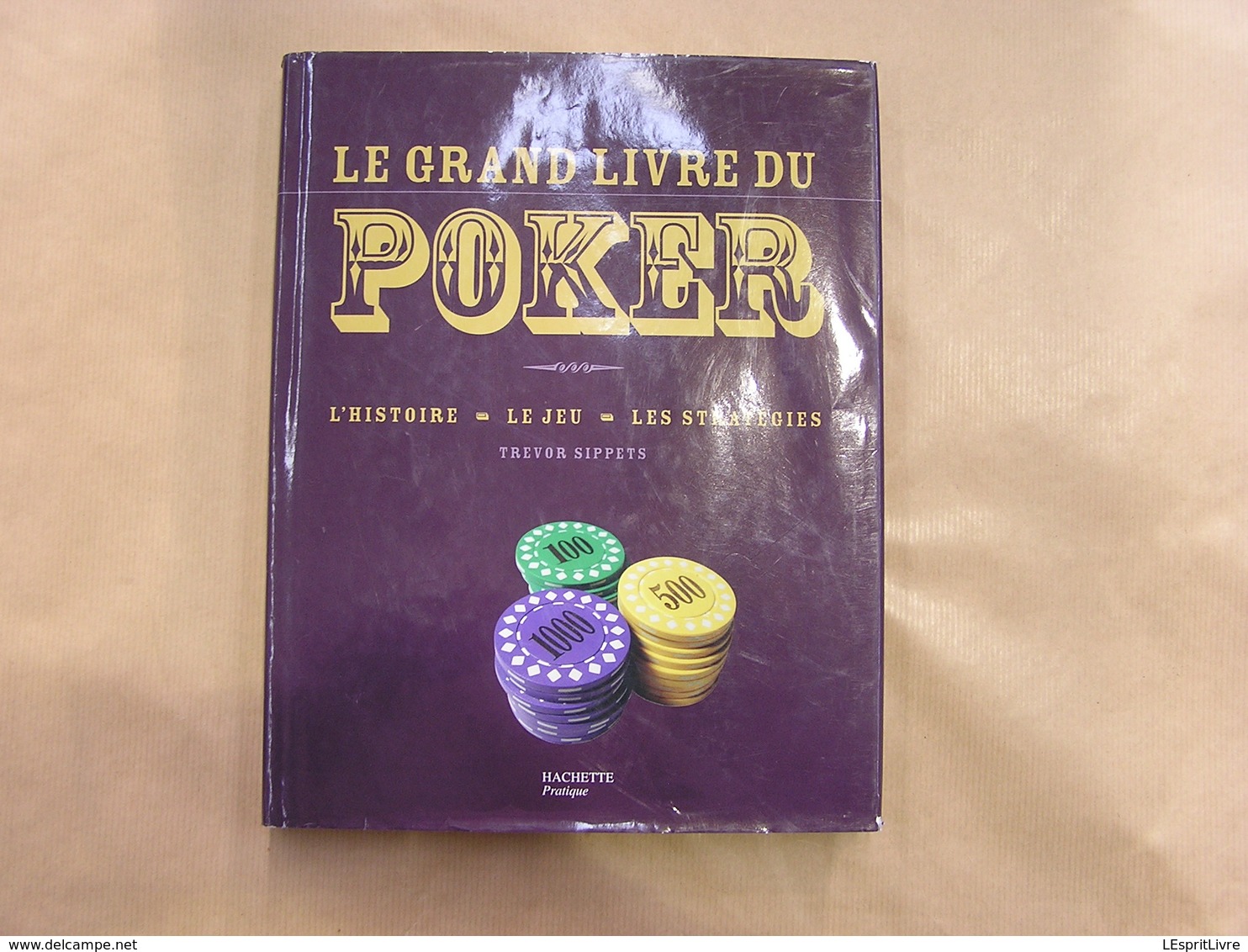 LE GRAND LIVRE DU POKER Histoire Jeu Stratégies Règles Variantes Jeux De Cartes Glossaire Tournoi Casino Internet - Palour Games