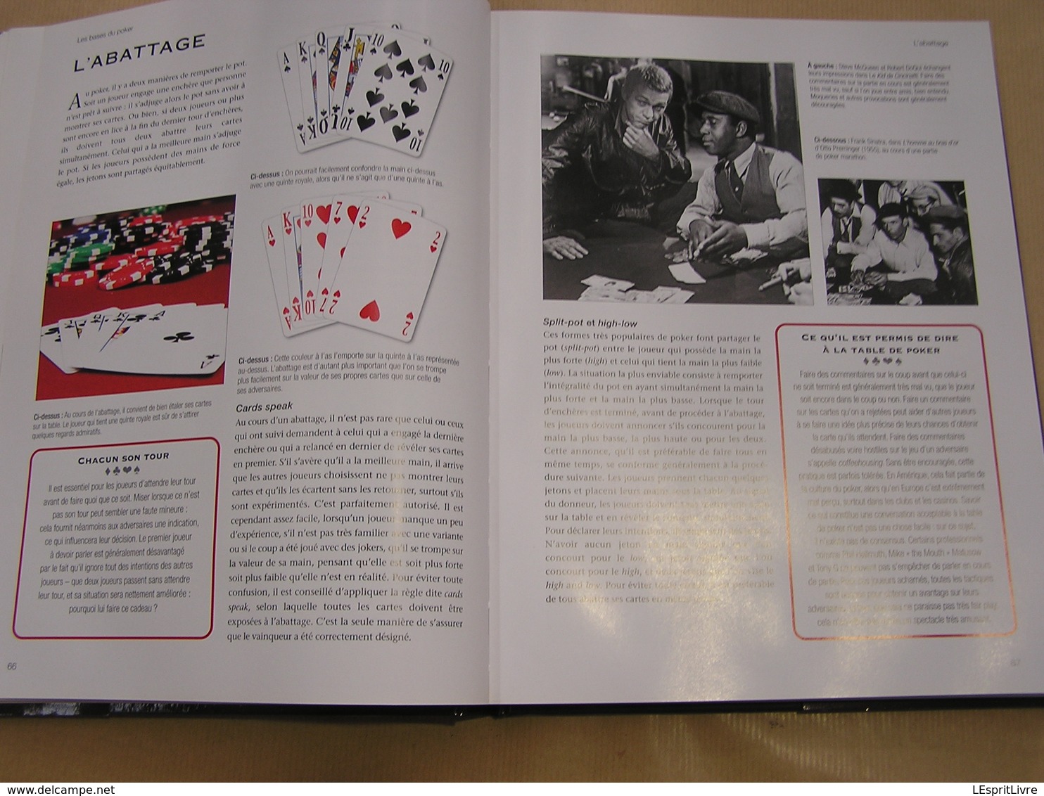 LE GRAND LIVRE DU POKER Histoire Jeu Stratégies Règles Variantes Jeux de Cartes Glossaire Tournoi Casino Internet