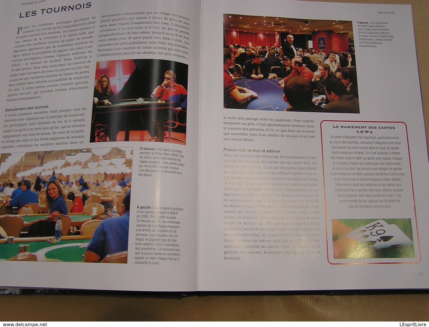 LE GRAND LIVRE DU POKER Histoire Jeu Stratégies Règles Variantes Jeux de Cartes Glossaire Tournoi Casino Internet