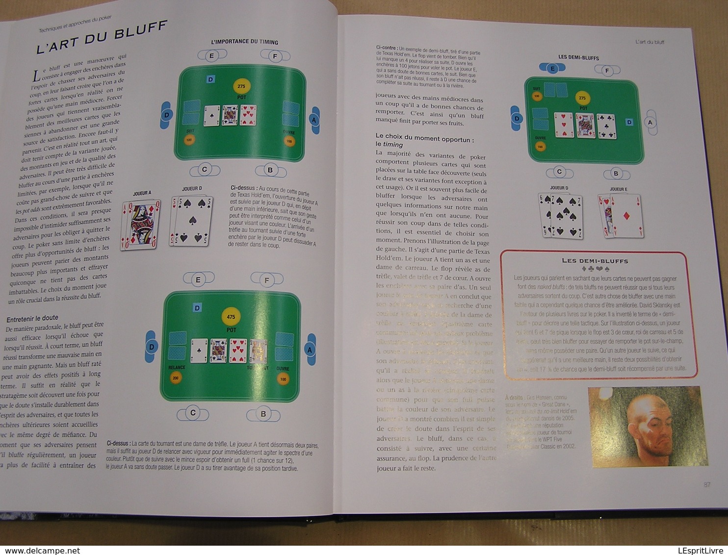 LE GRAND LIVRE DU POKER Histoire Jeu Stratégies Règles Variantes Jeux de Cartes Glossaire Tournoi Casino Internet