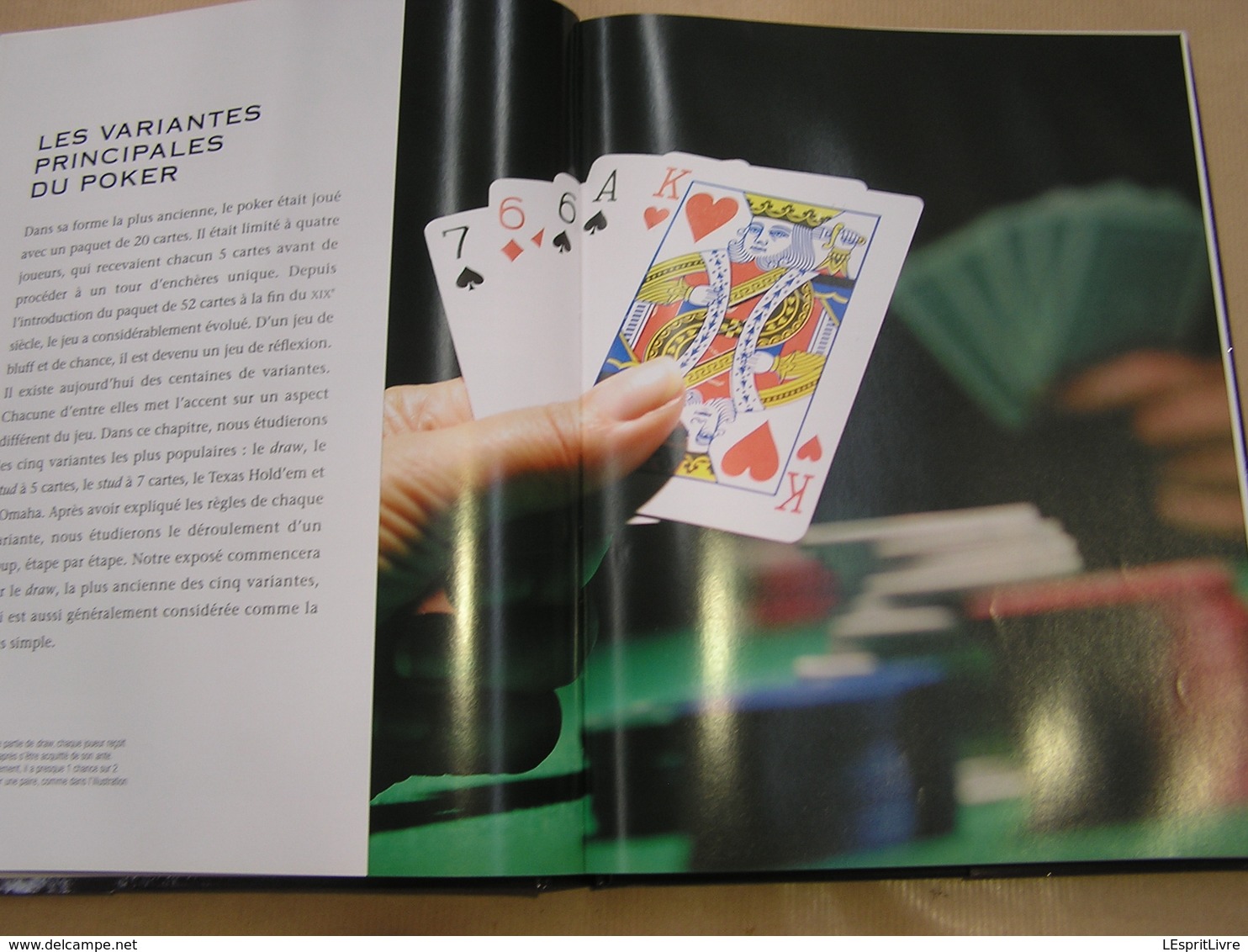 LE GRAND LIVRE DU POKER Histoire Jeu Stratégies Règles Variantes Jeux de Cartes Glossaire Tournoi Casino Internet