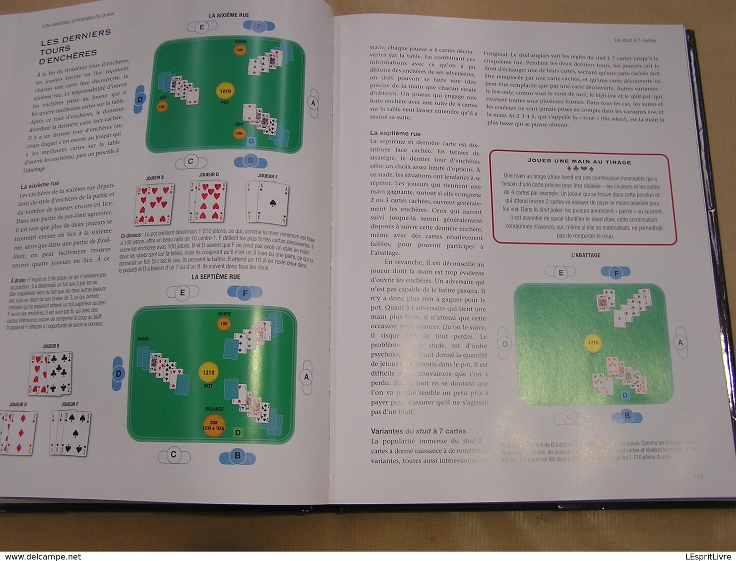 LE GRAND LIVRE DU POKER Histoire Jeu Stratégies Règles Variantes Jeux de Cartes Glossaire Tournoi Casino Internet