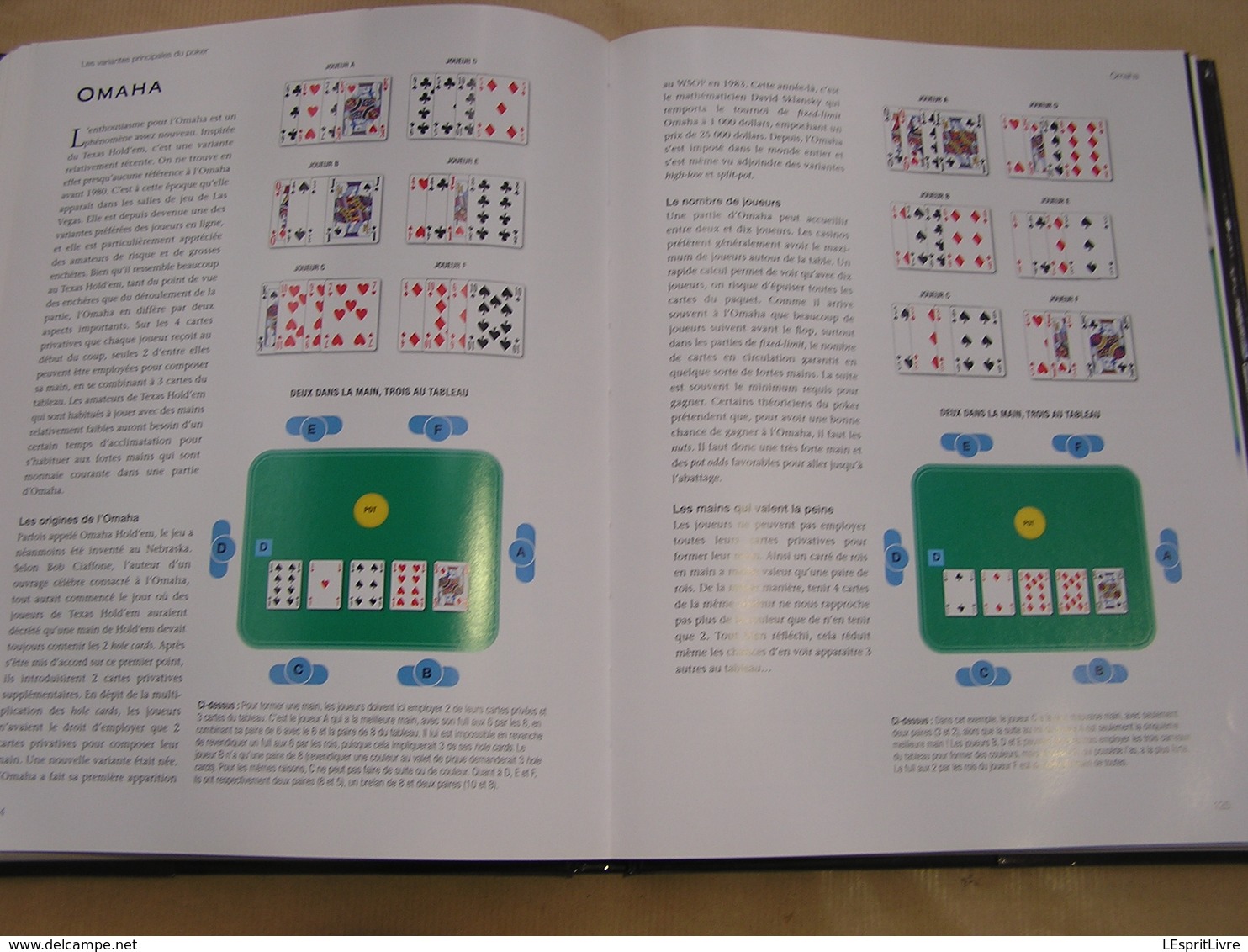 LE GRAND LIVRE DU POKER Histoire Jeu Stratégies Règles Variantes Jeux de Cartes Glossaire Tournoi Casino Internet