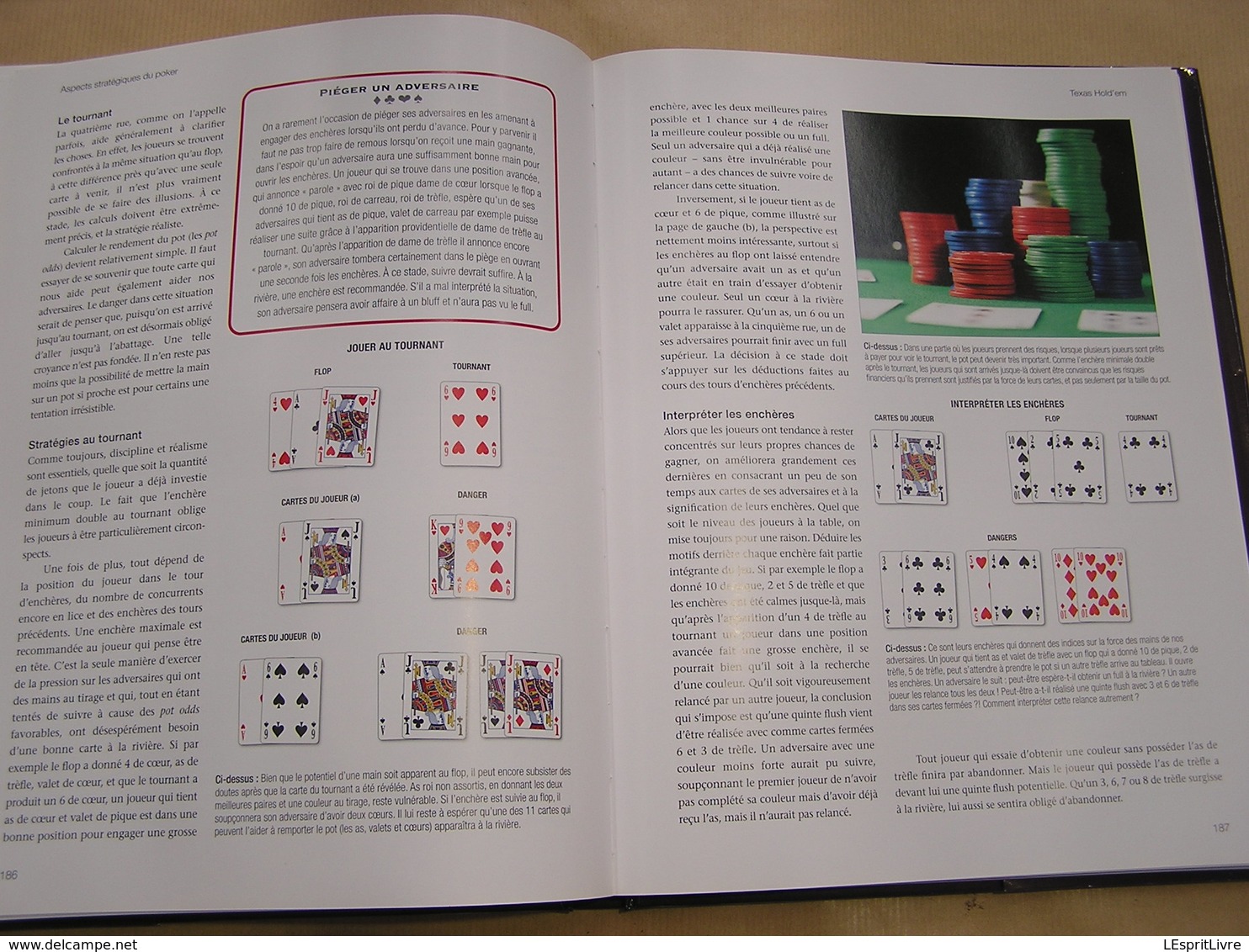 LE GRAND LIVRE DU POKER Histoire Jeu Stratégies Règles Variantes Jeux de Cartes Glossaire Tournoi Casino Internet