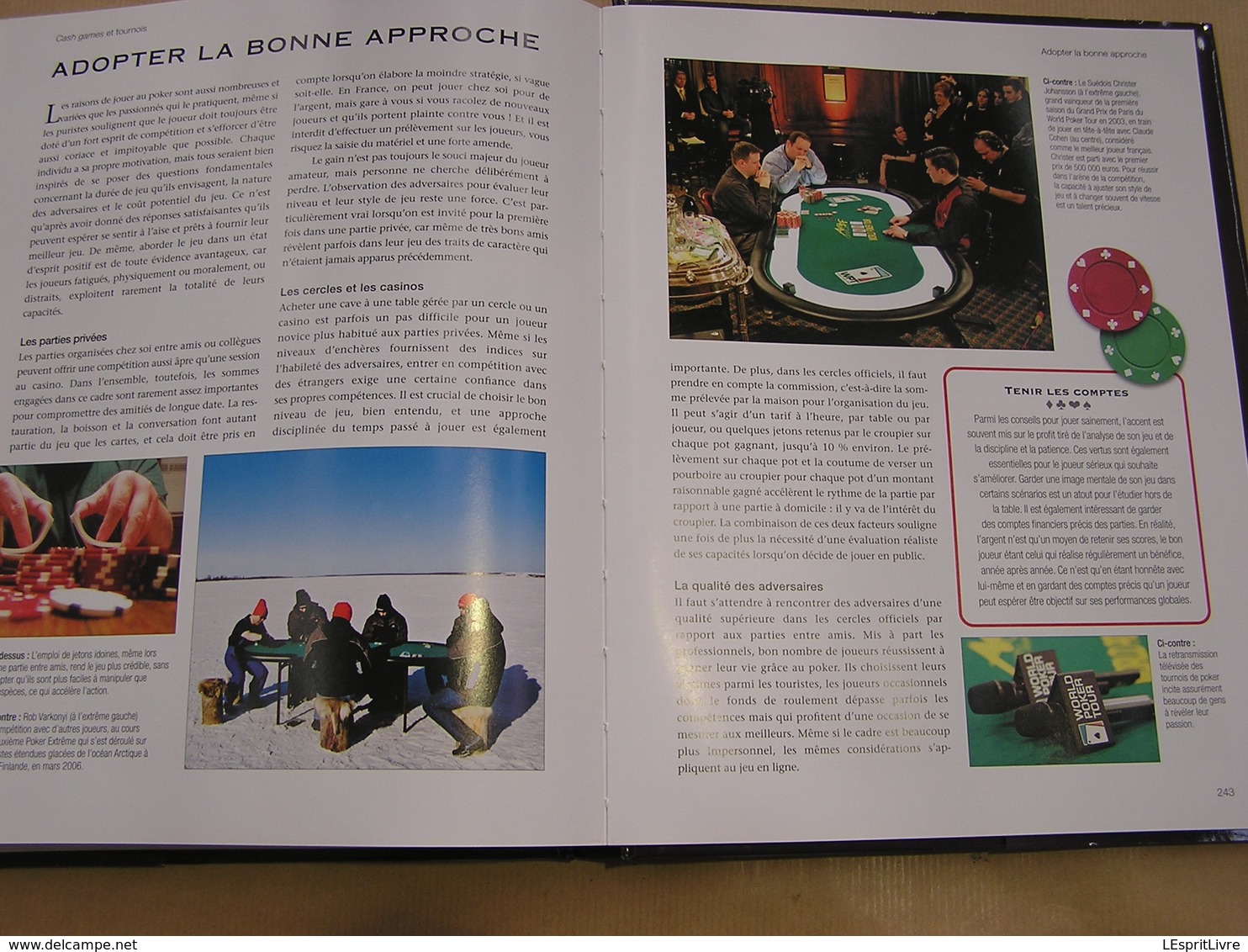 LE GRAND LIVRE DU POKER Histoire Jeu Stratégies Règles Variantes Jeux de Cartes Glossaire Tournoi Casino Internet