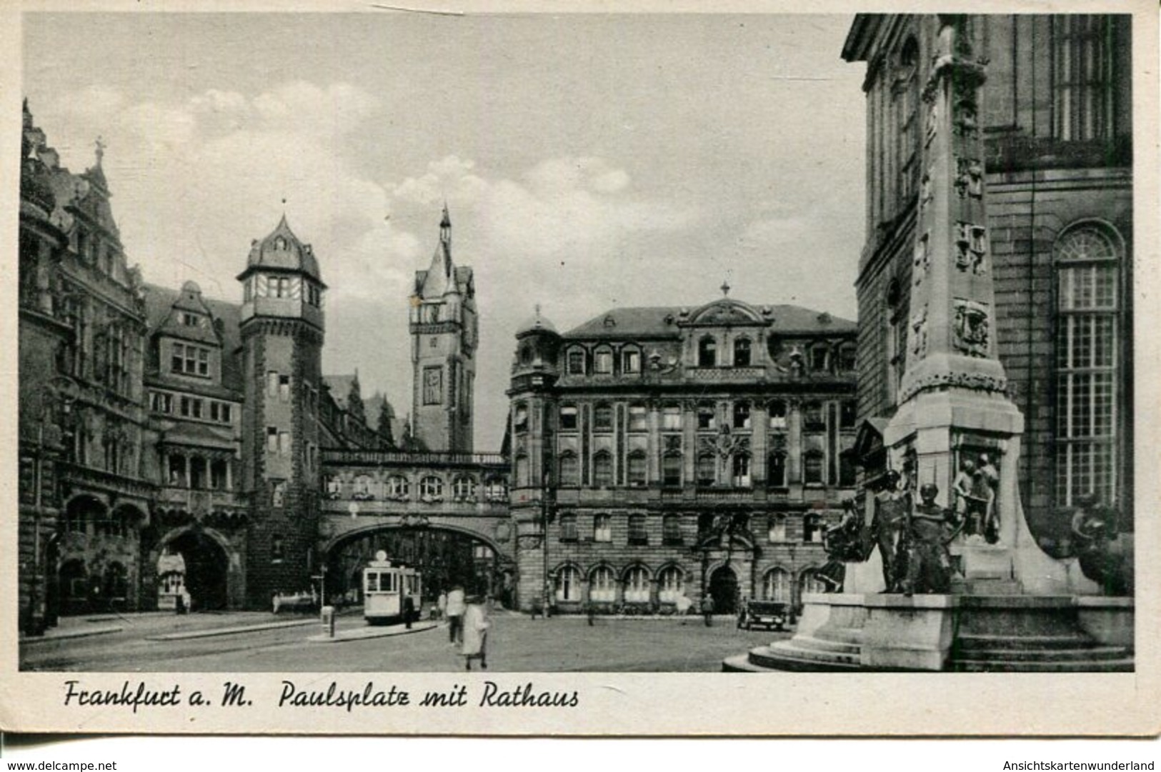 006140  Frankfurt A. M. - Paulsplatz Mit Rathaus  1942 - Frankfurt A. Main