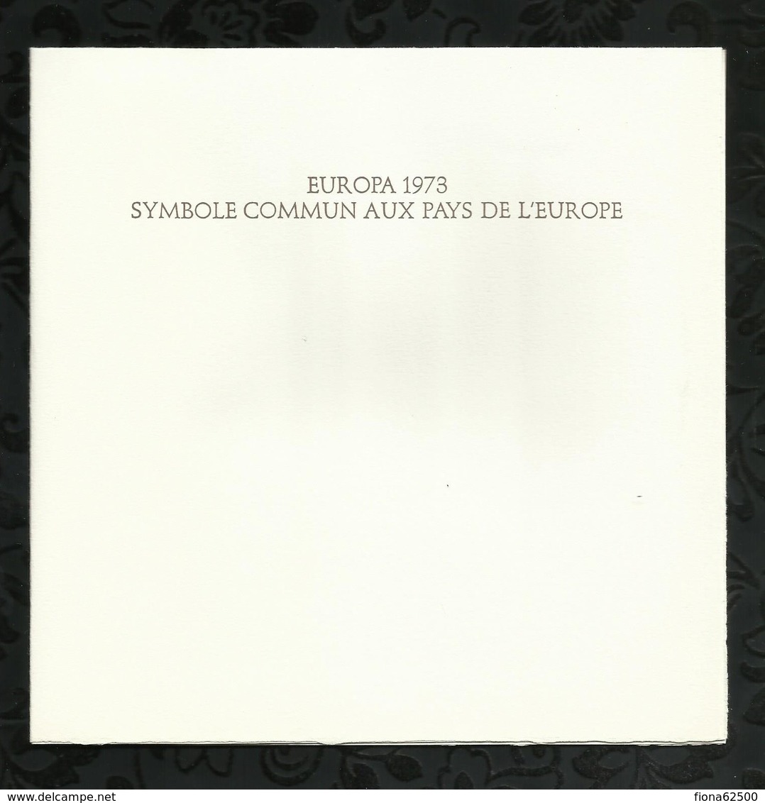 PREMIER JOUR . EUROPA 73 . SYMBOLE COMMUN AUX PAYS DE L'EUROPE . 14 AVRIL 1973 . PARIS . - 1970-1979