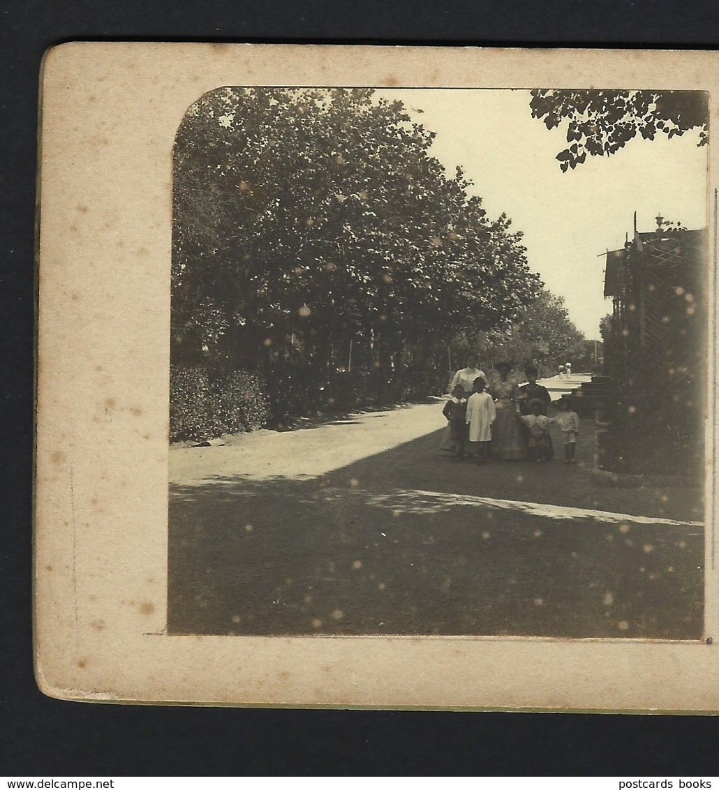 ESTRADA De CANTANHEDE à POCARIÇA Chalet (Coimbra). FOTO Estereoscopia. Old Real Photo STEREOVIEW Portugal 1900s - Photos Stéréoscopiques