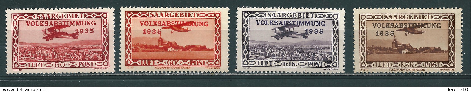 Saar MiNr. 195-198 * (0482) - Nuovi