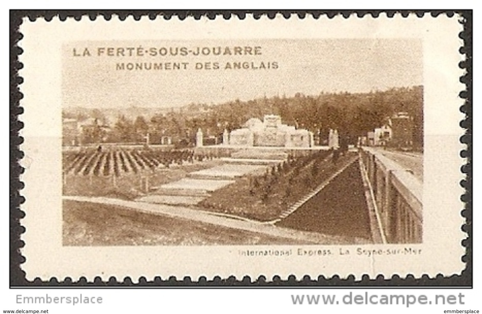 France Tourism Label - La Ferte-sous-Jouarre (monument Des Anglais) - Tourism (Labels)