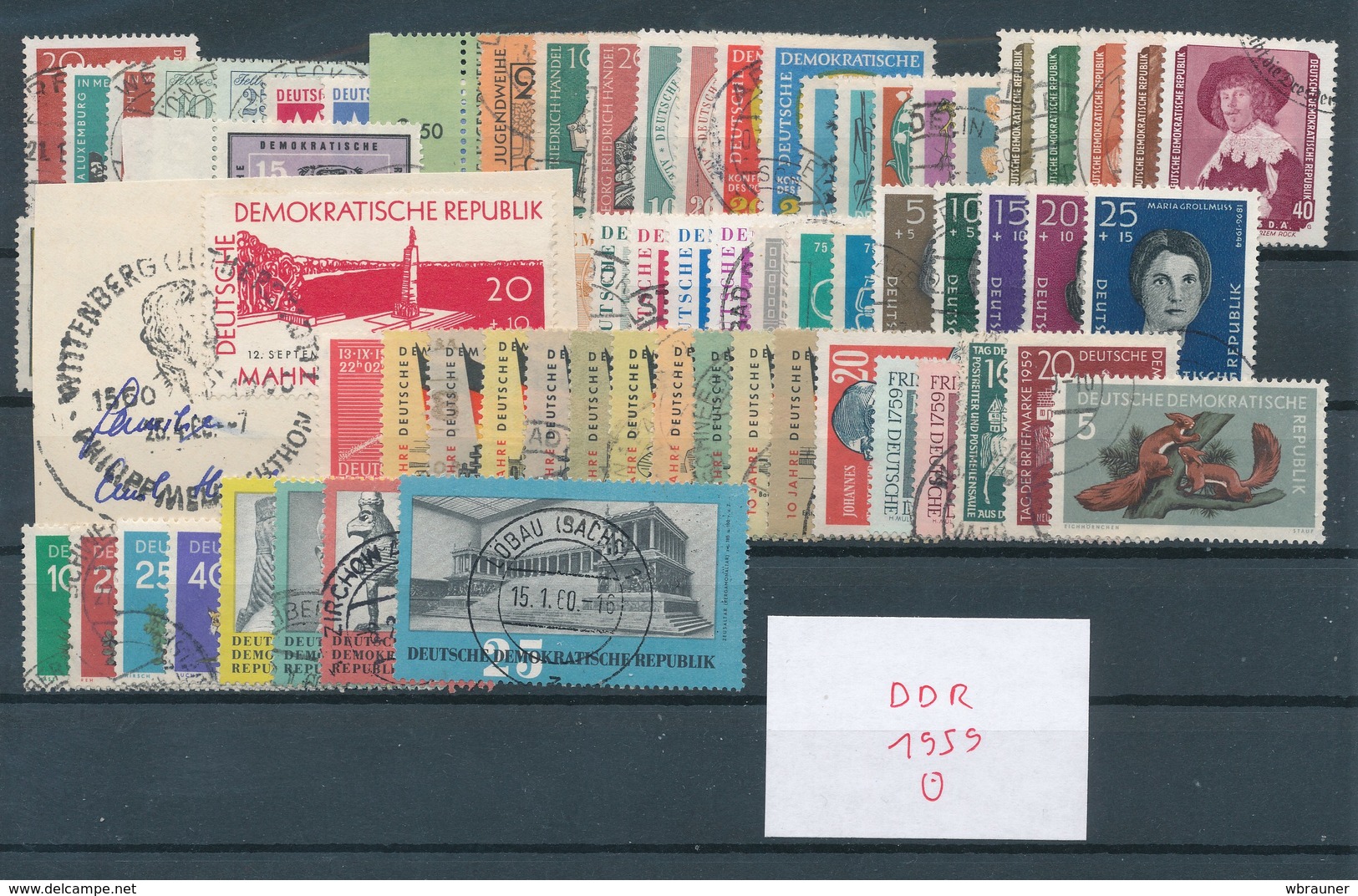 DDR Jahrgang 1959 Gestempelt Kpl. Mi. 40,- - Gebraucht