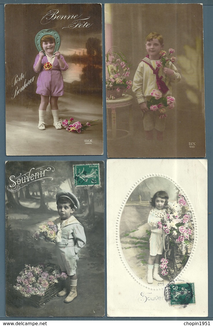 CPA - ENFANTS - 12 Cartes - Scènes & Paysages