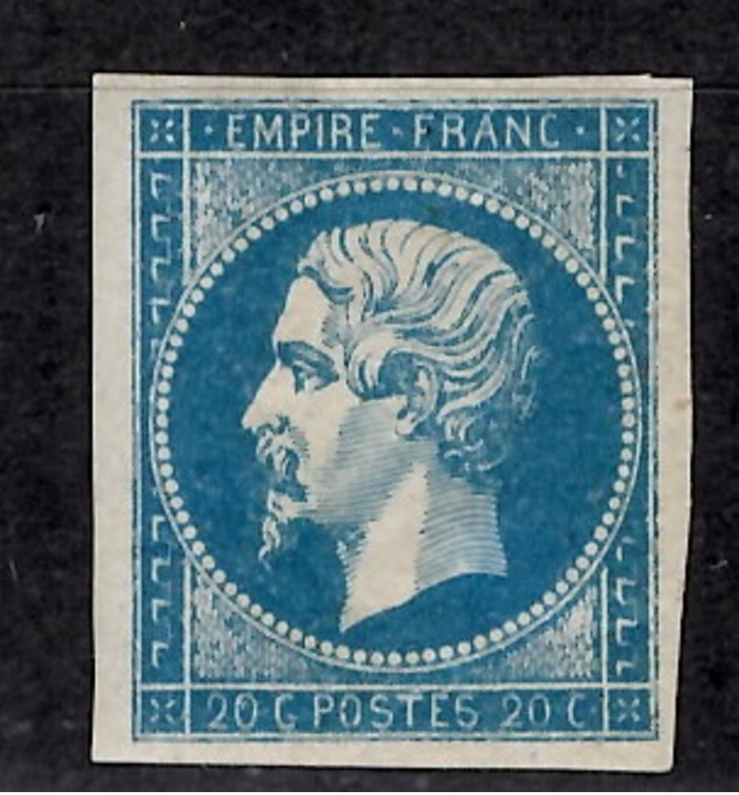 France YT N° 14A Neuf *. Belle Gomme D'origine Signé Brun. B/TB. A Saisir! - 1853-1860 Napoleon III