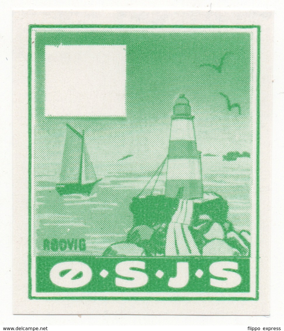 Denmark, Proof, O.S.J.S. Railway Parcel Stamp - Andere & Zonder Classificatie