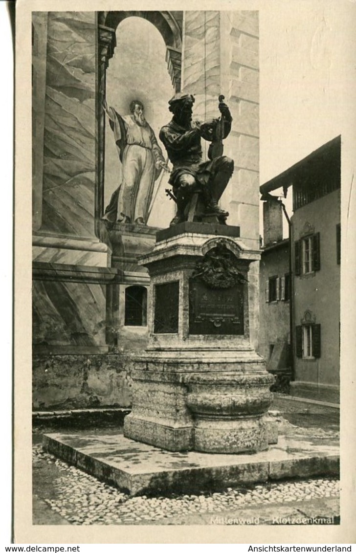 006167  Mittenwald - Klotzdenkmal - Mittenwald