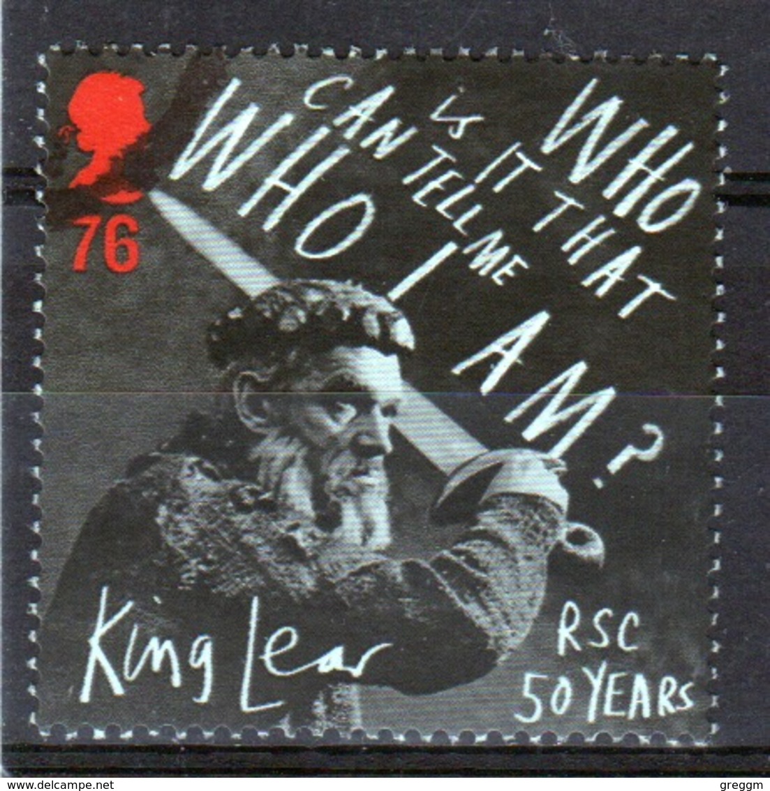 Great Britain 2011  1 X 76p Commemorative Stamp From The Royal Shakespeare Company Set. - Used Stamps