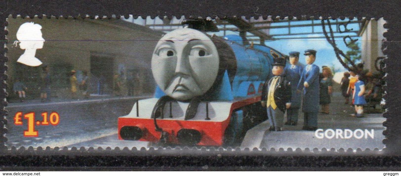 Great Britain 2011  1 X £1.10p Commemorative Stamp From The Thomas The Tank Engine Set. - Used Stamps