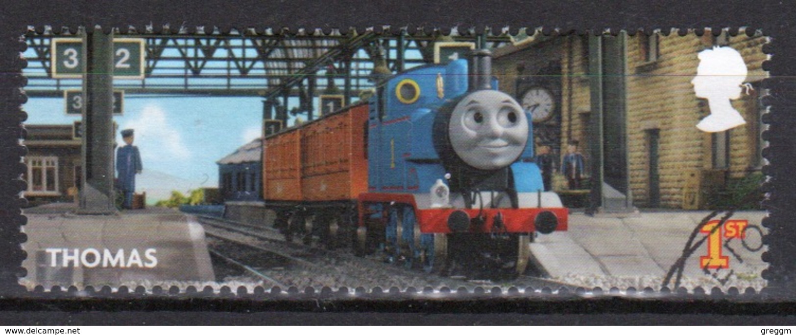 Great Britain 2011  1 X 1st Commemorative Stamp From The Thomas The Tank Engine Set. - Gebruikt