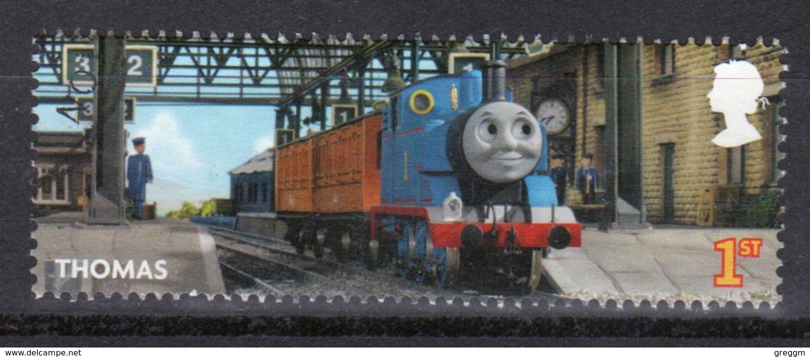 Great Britain 2011  1 X 1st Commemorative Stamp From The Thomas The Tank Engine Set. - Used Stamps