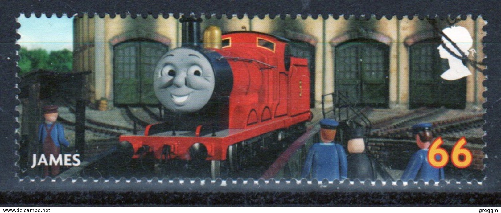 Great Britain 2011  1 X 66p Commemorative Stamp From The Thomas The Tank Engine Set. - Used Stamps