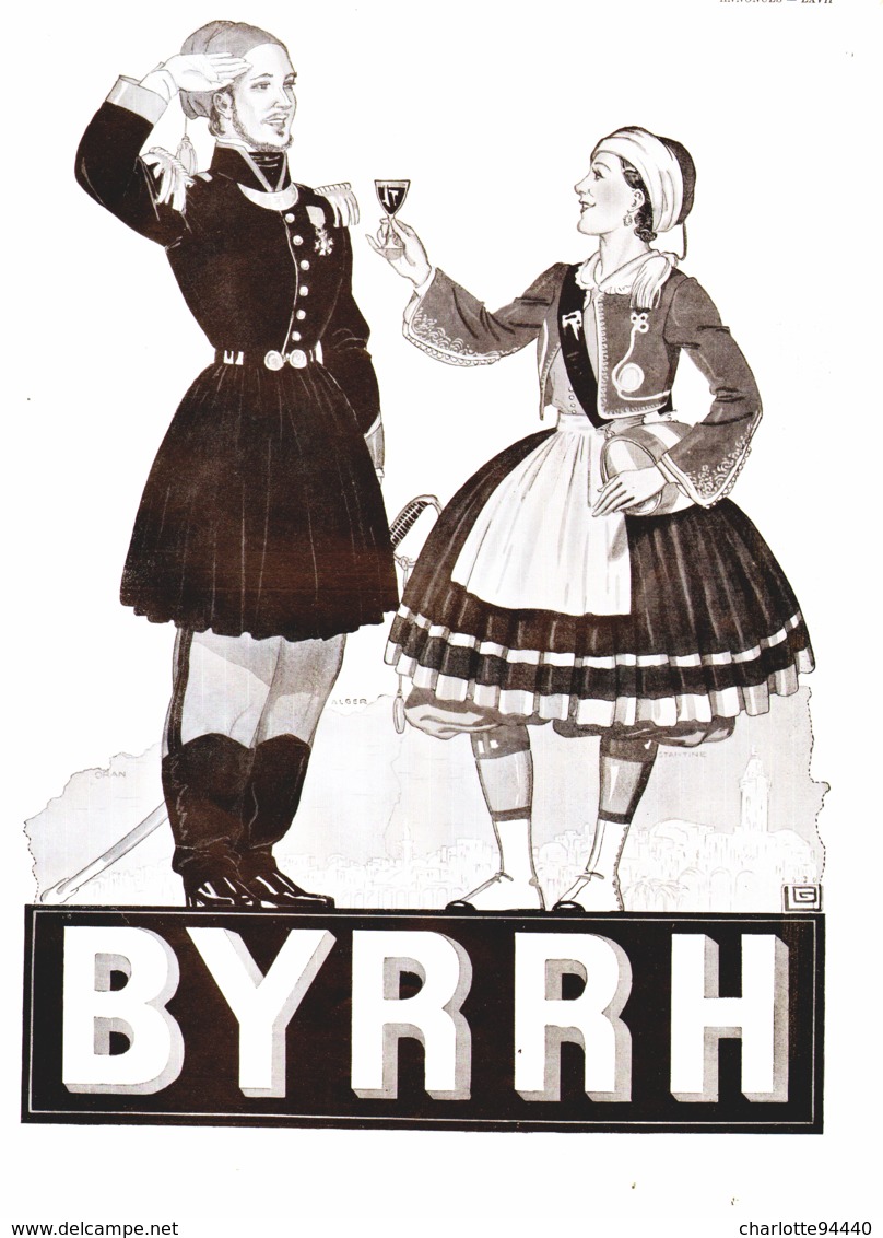 PUB  " BYRRH "  Par  Georges LEONNEC   1930  ( 3 ) - Autres & Non Classés