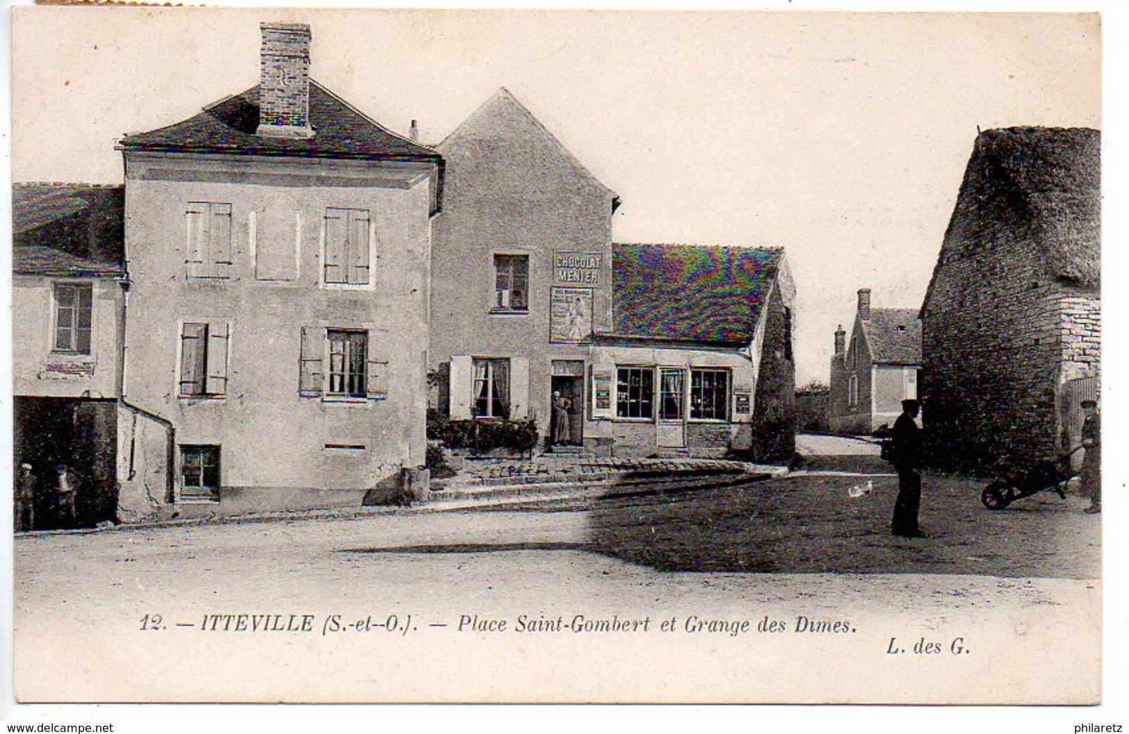 Itteville : Place Saint Gombert Et Grage Des Dunes - Autres & Non Classés