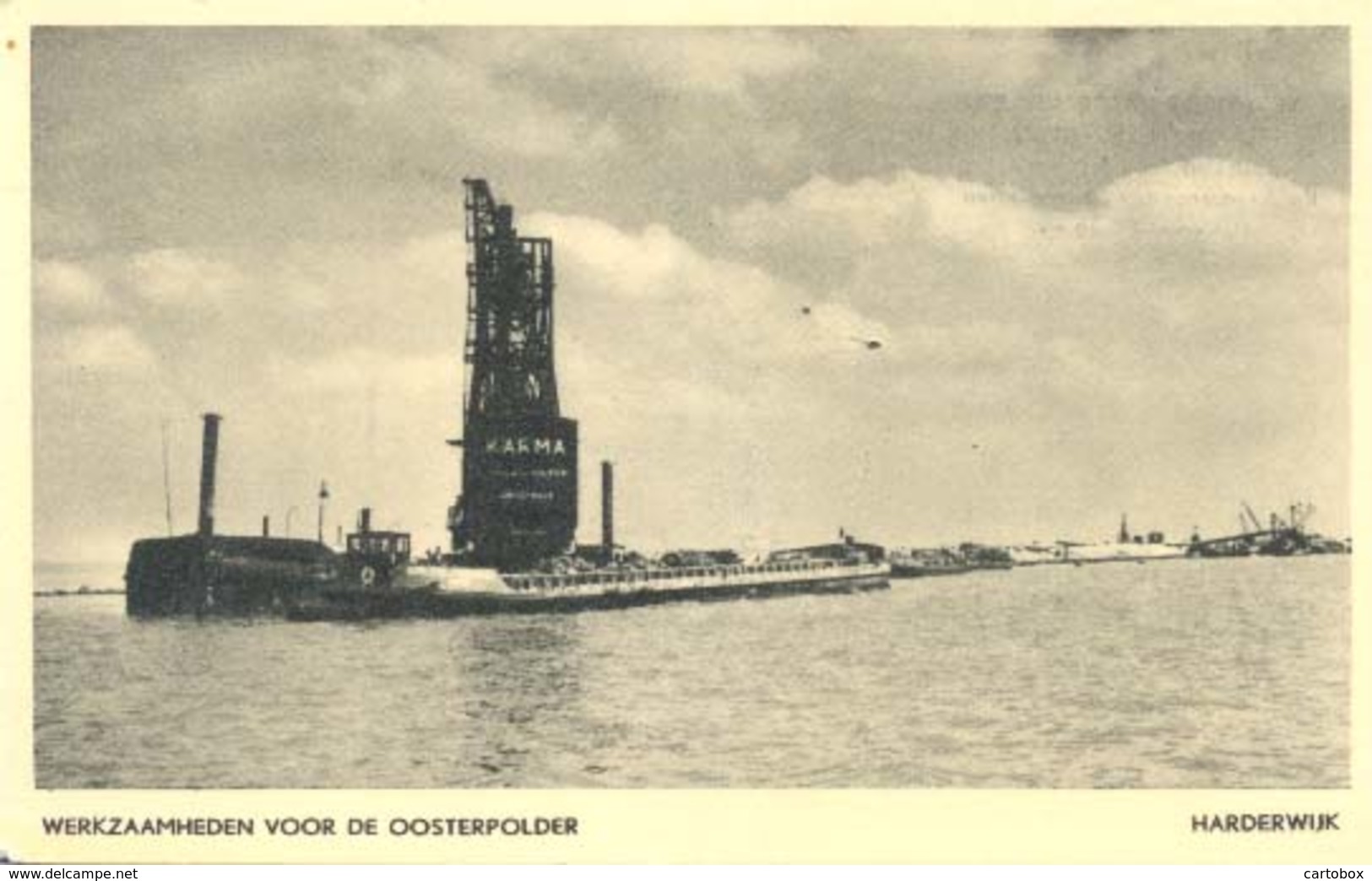 Harderwijk, Werkzaamheden Voor De Oosterpolder (Zuiderzeewerken) - Harderwijk