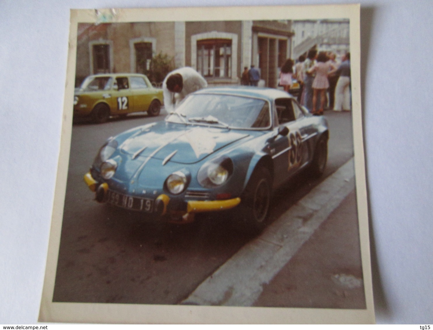 PHOTO  9X8 Cm  RALLYE DE LA GENTIANE   1973  RIOM ES MONTAGNE  ALPINE  A 110 - Automobili
