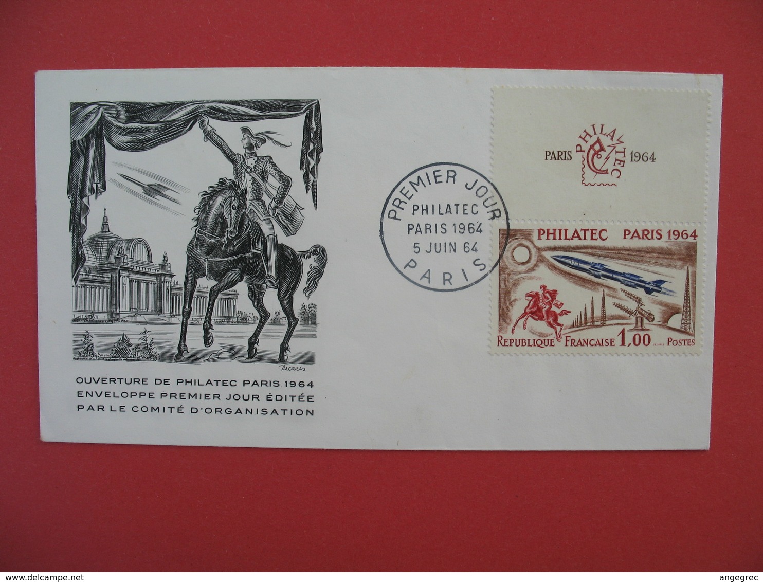 FDC 1964  Ouverture De Philatec Paris 1964  Cachet Paris     à Voir - 1960-1969