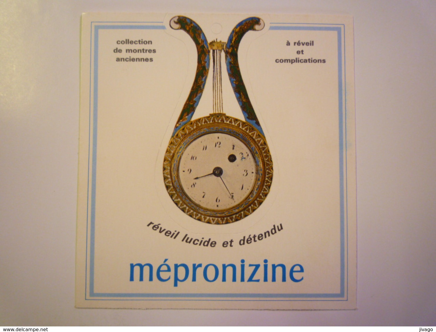 2019  (570)  :  Minuscule Montre Signée  MOILLIET  D'époque DIRECTOIRE  -   PUB Pharmaceutique   - Horloge: Antiek