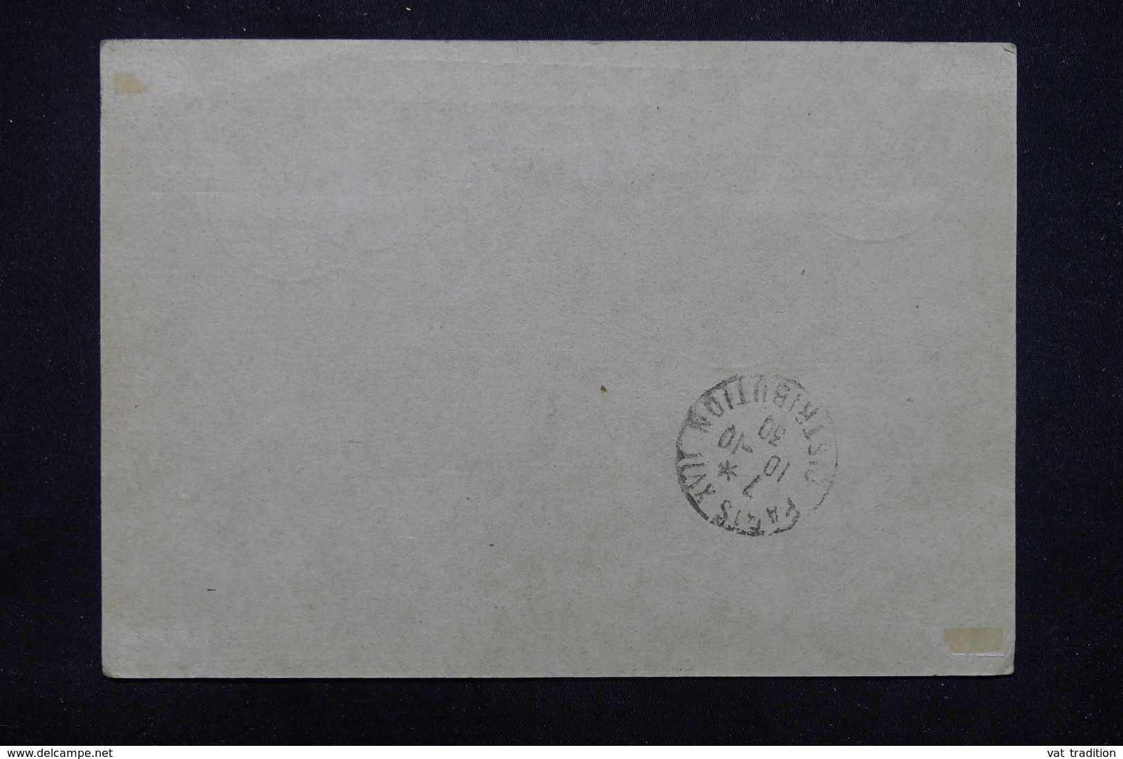 FRANCE - Obl. " Salon Nautique Paris " Sur Type Blancs / Berthelot Sur Entier Postal En Reco En 1930, Vignette - L 23216 - 1921-1960: Modern Tijdperk