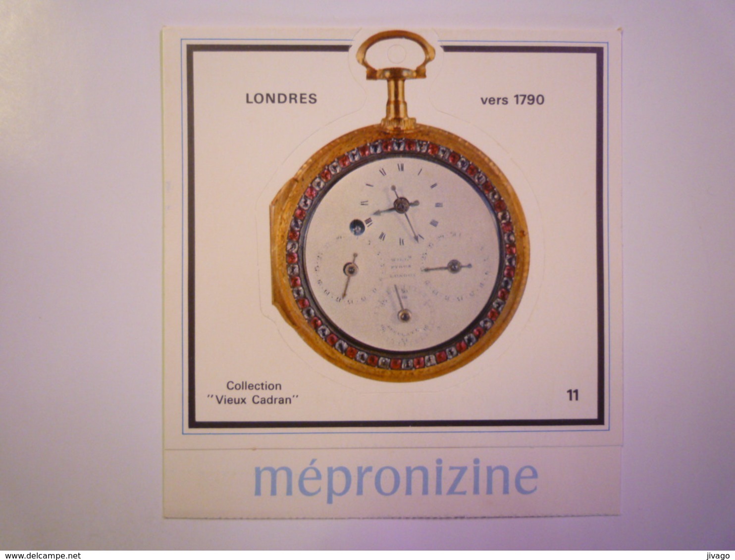 2019  (571)  :  Montre-réveil De Marins  William PYBUS-LONDON  Vers  1790  -   PUB Pharmaceutique   - Watches: Old