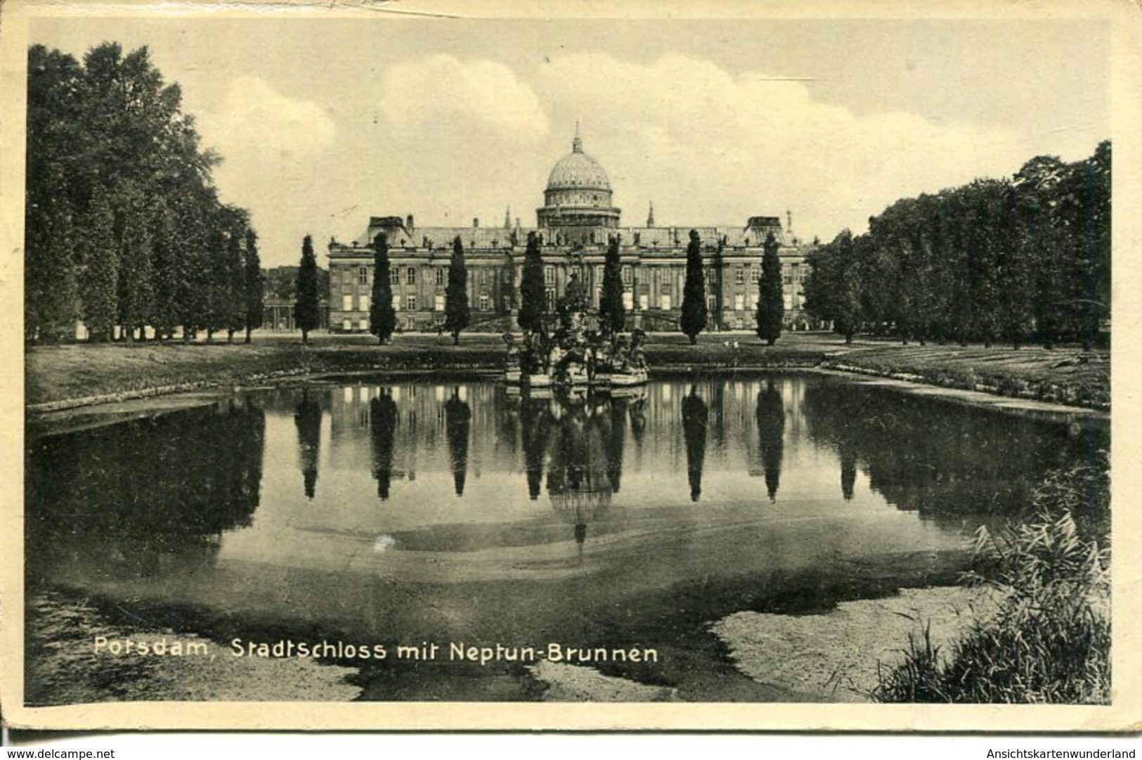 006177  Potsdam - Stadtschloss Mit Neptun-Brunnen  1931 - Potsdam