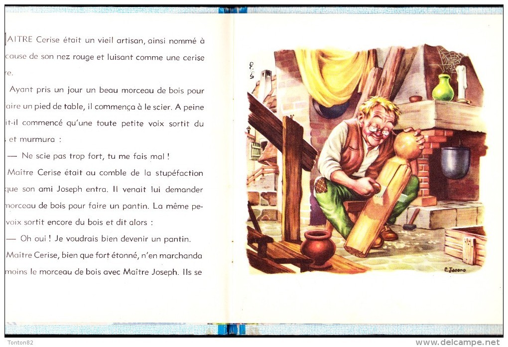 Pinocchio  - Collection " Féeries "  N° 7 - Éditions René Touret - ( 1961 ) . - Autres & Non Classés