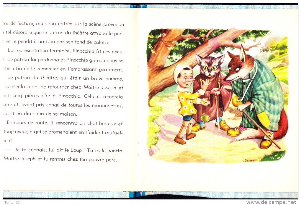 Pinocchio  - Collection " Féeries "  N° 7 - Éditions René Touret - ( 1961 ) . - Autres & Non Classés